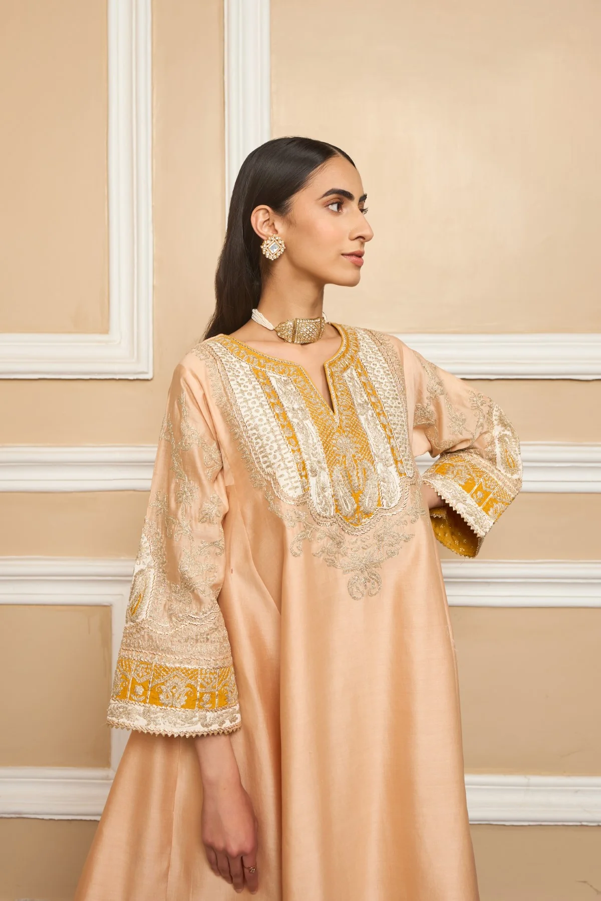 Payal Sen In MOHSINA - ROSE PINK SHORT KALIDAAR CHOGA WITH SALWAR - Image 9