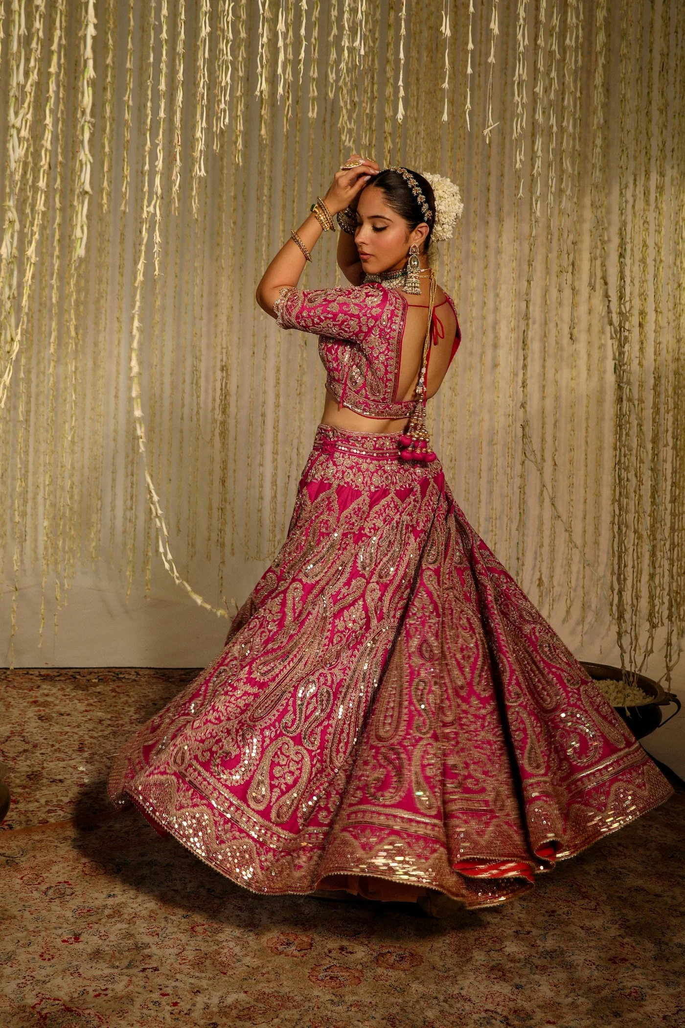 Aashkara Bidani In AMIRAH - Rani Hotpink - Image 7