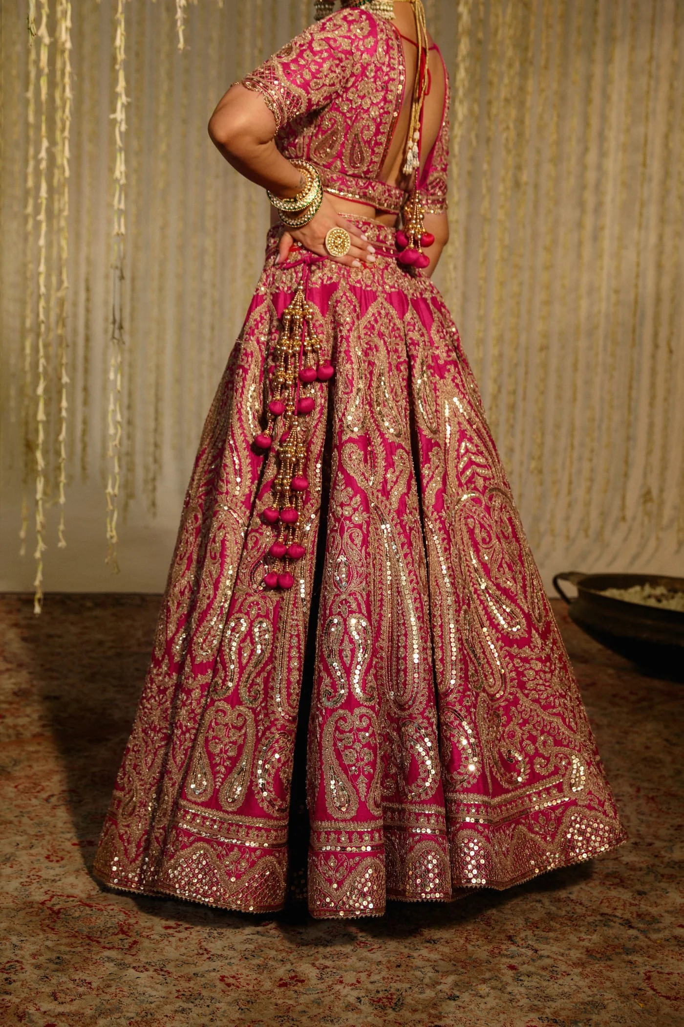 Aashkara Bidani In AMIRAH - Rani Hotpink - Image 8