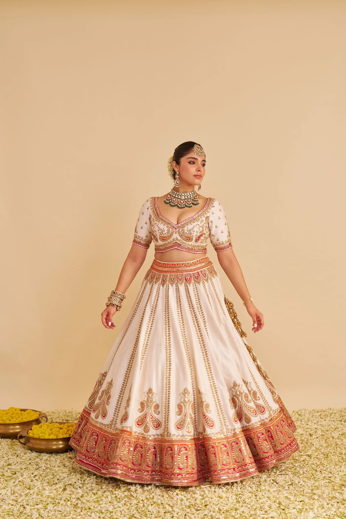 AMARA - Daisy Ivory LEHENGA (Lxrts) - Image 6