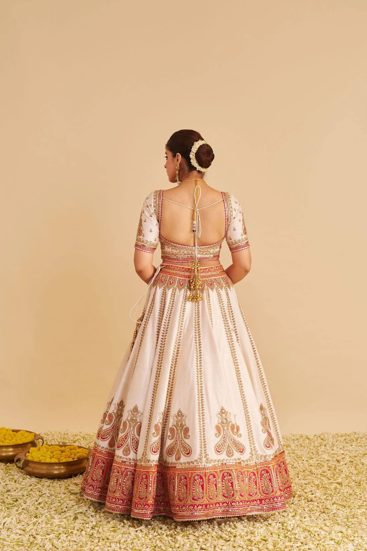 AMARA - Daisy Ivory LEHENGA (Lxrts) - Image 8