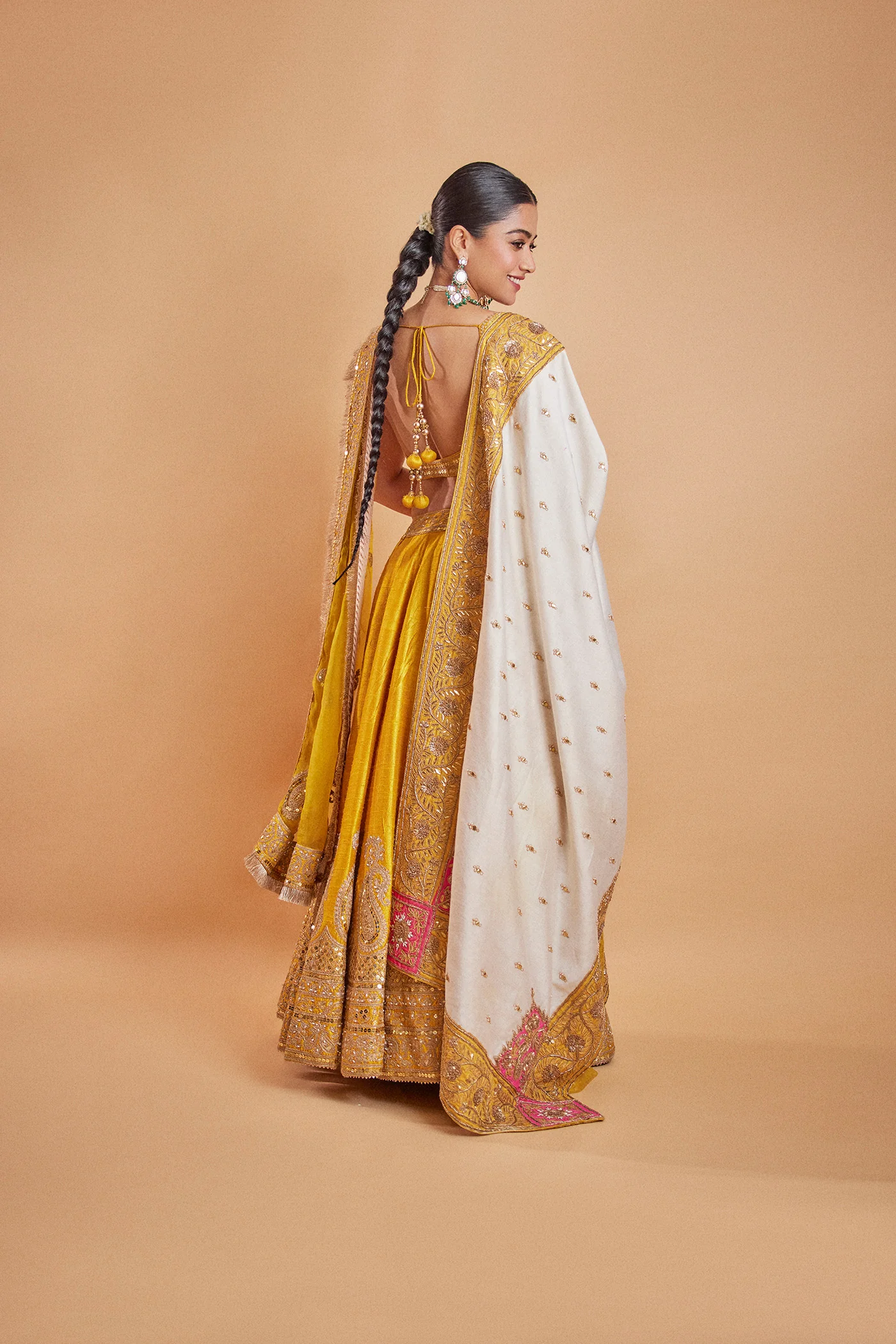 Rashmika Mandanna in AMNA - Glaze Mustard - Image 7