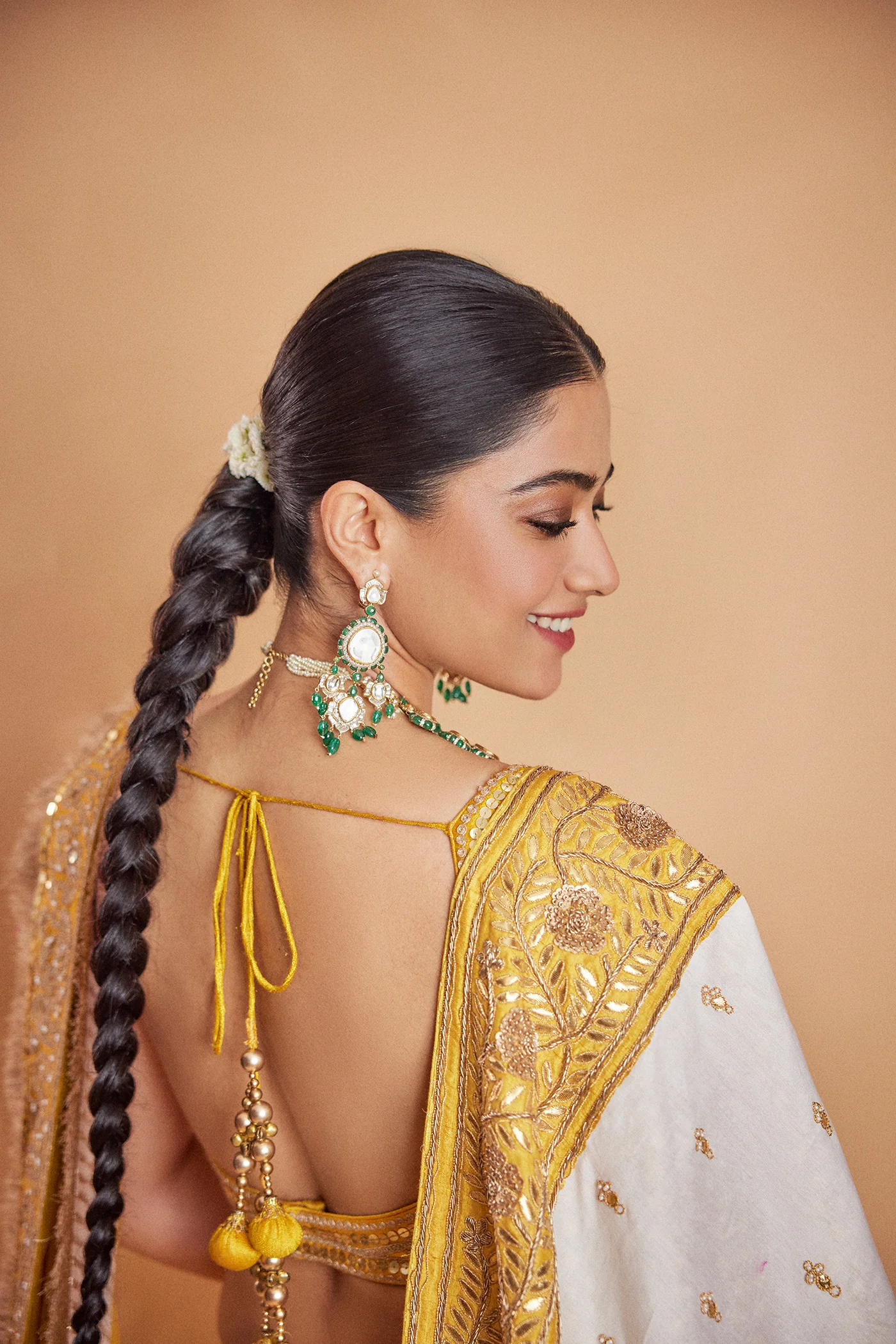 Rashmika Mandanna in AMNA - Glaze Mustard - Image 9
