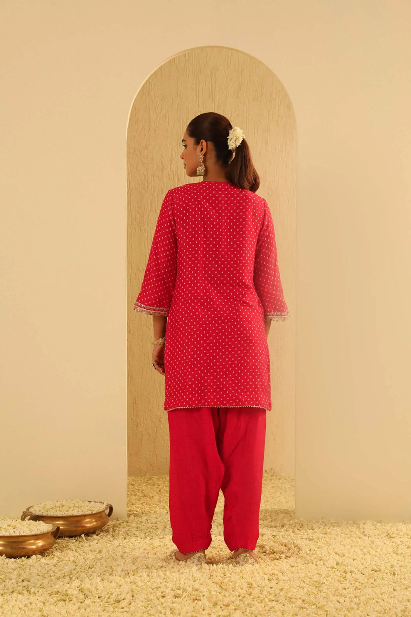 Asma - Short Kurta with Salwar - Image 3