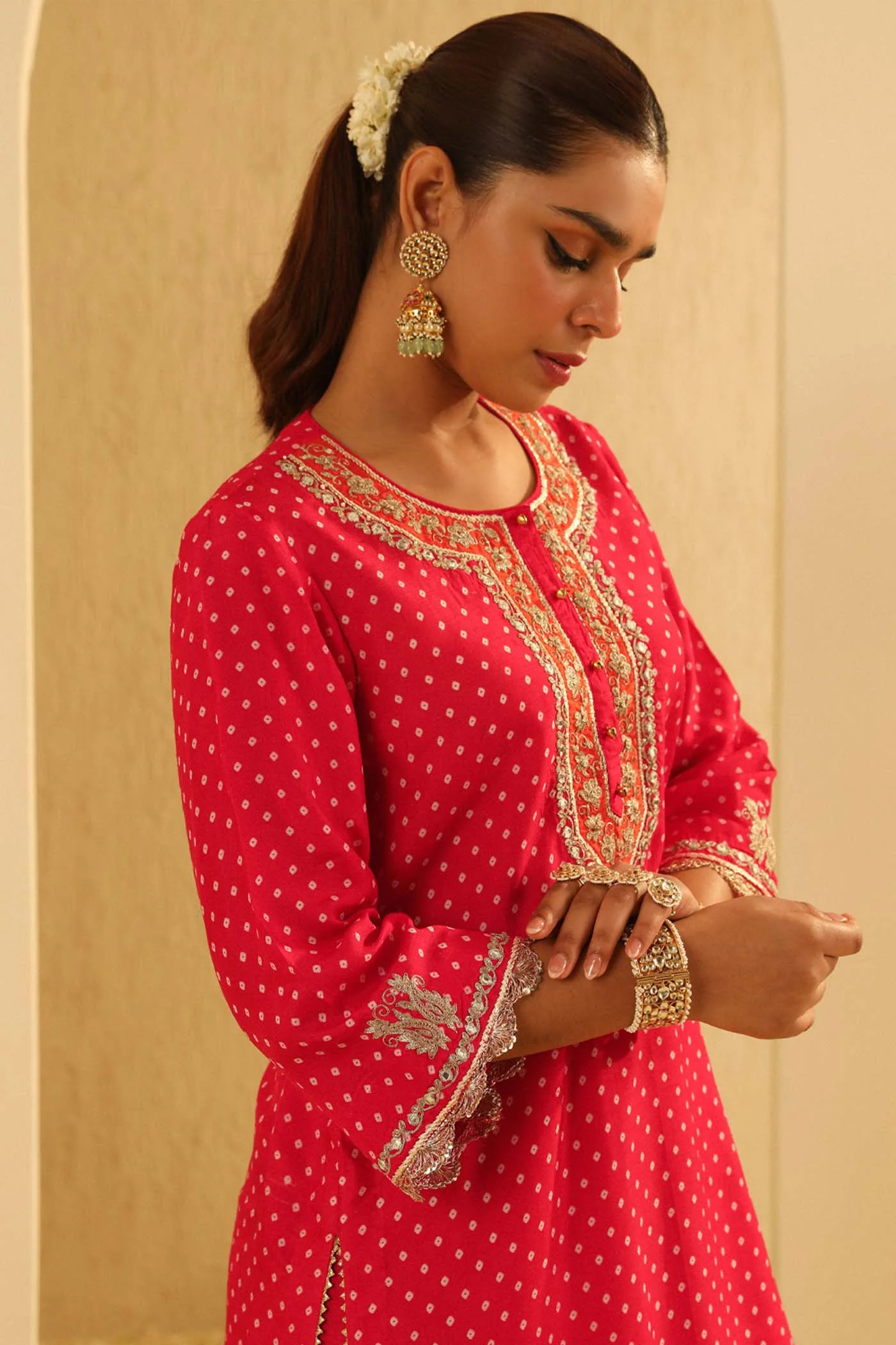 Asma - Short Kurta with Salwar - Image 5