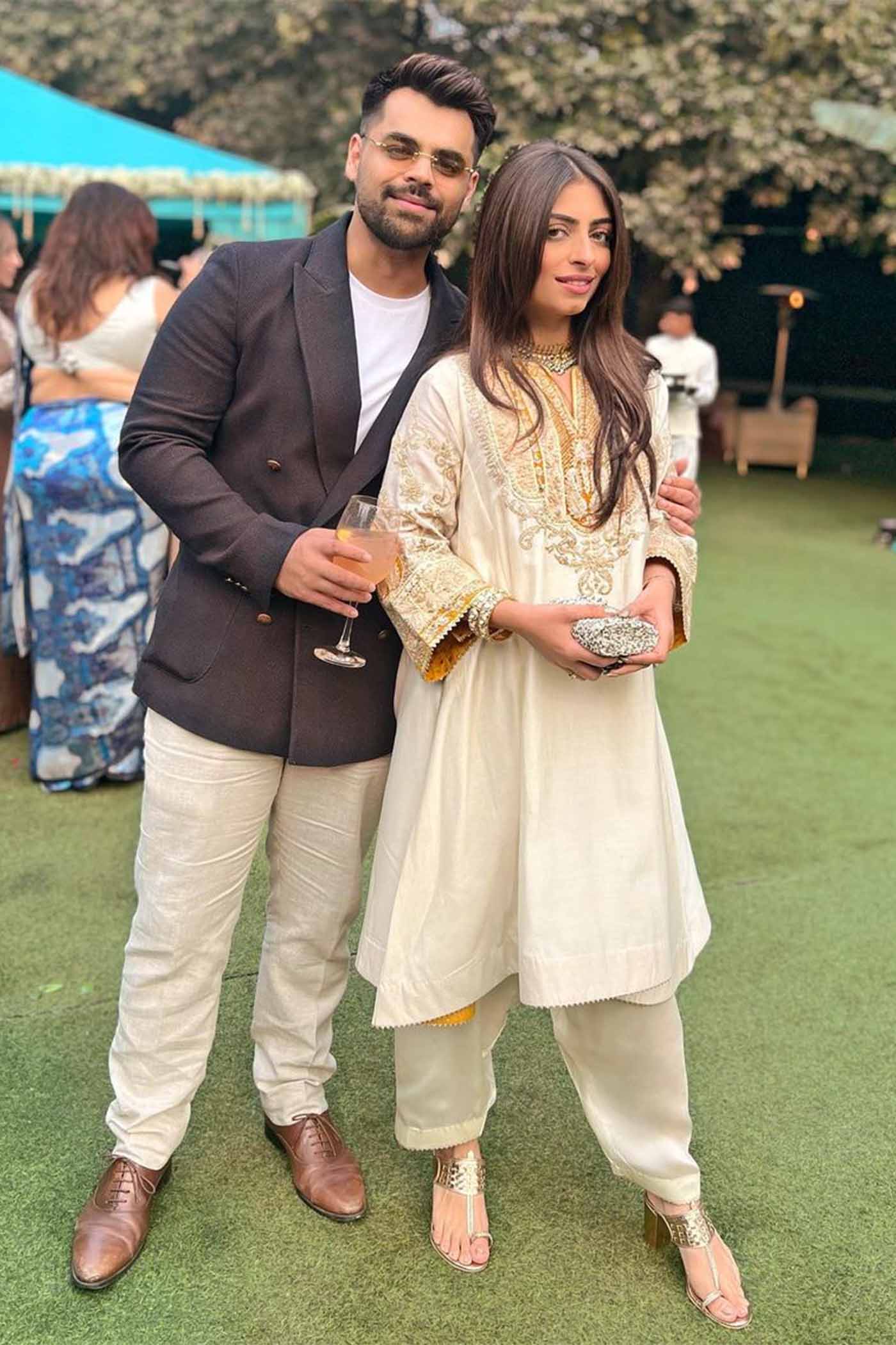 Gouri Grover IN MOHSINA - DAISY IVORY SHORT KALIDAAR CHOGA WITH SALWAR - Image 4