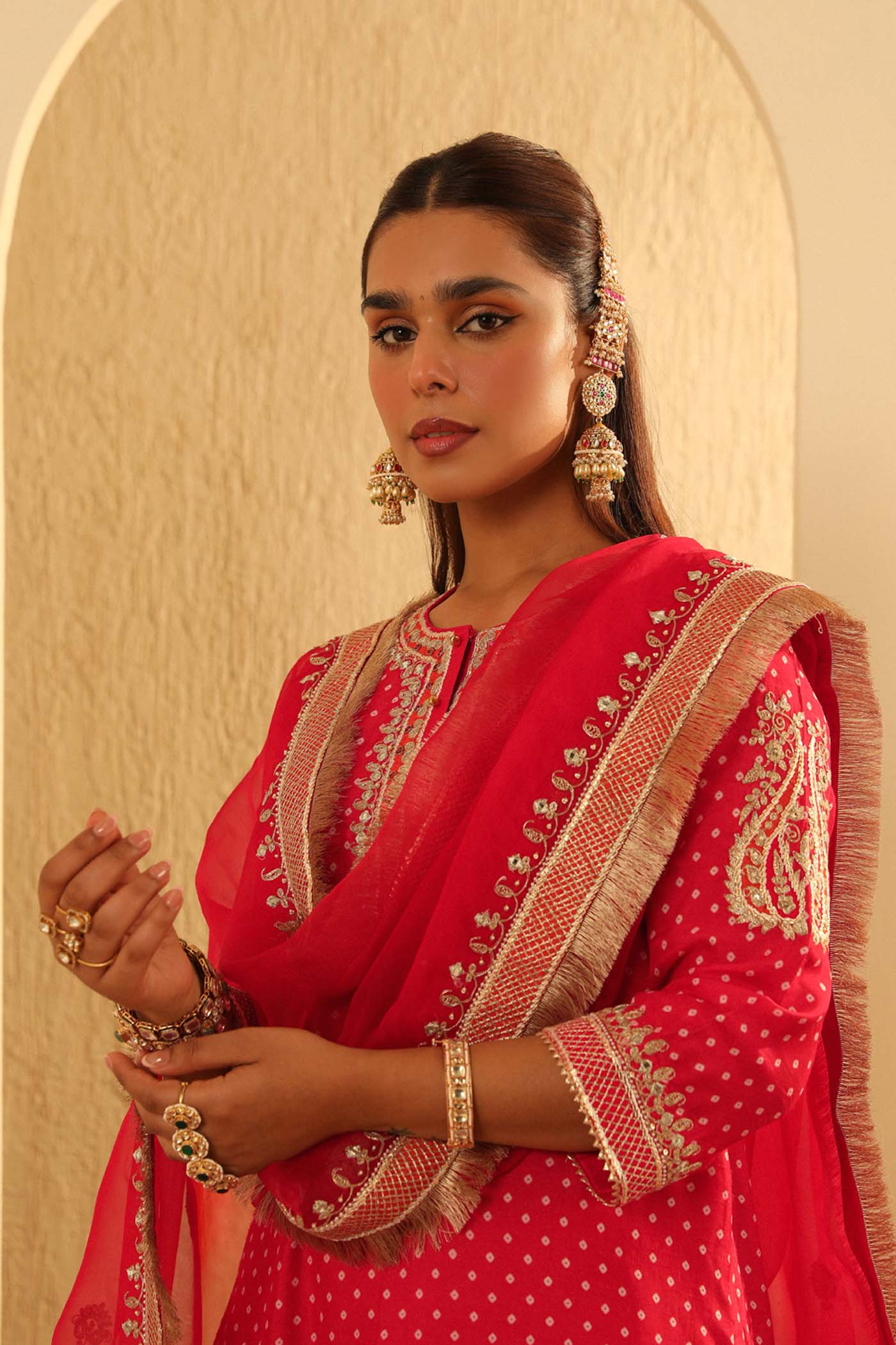 Hoorain - Kurta with Sharara and Dupatta - Image 3