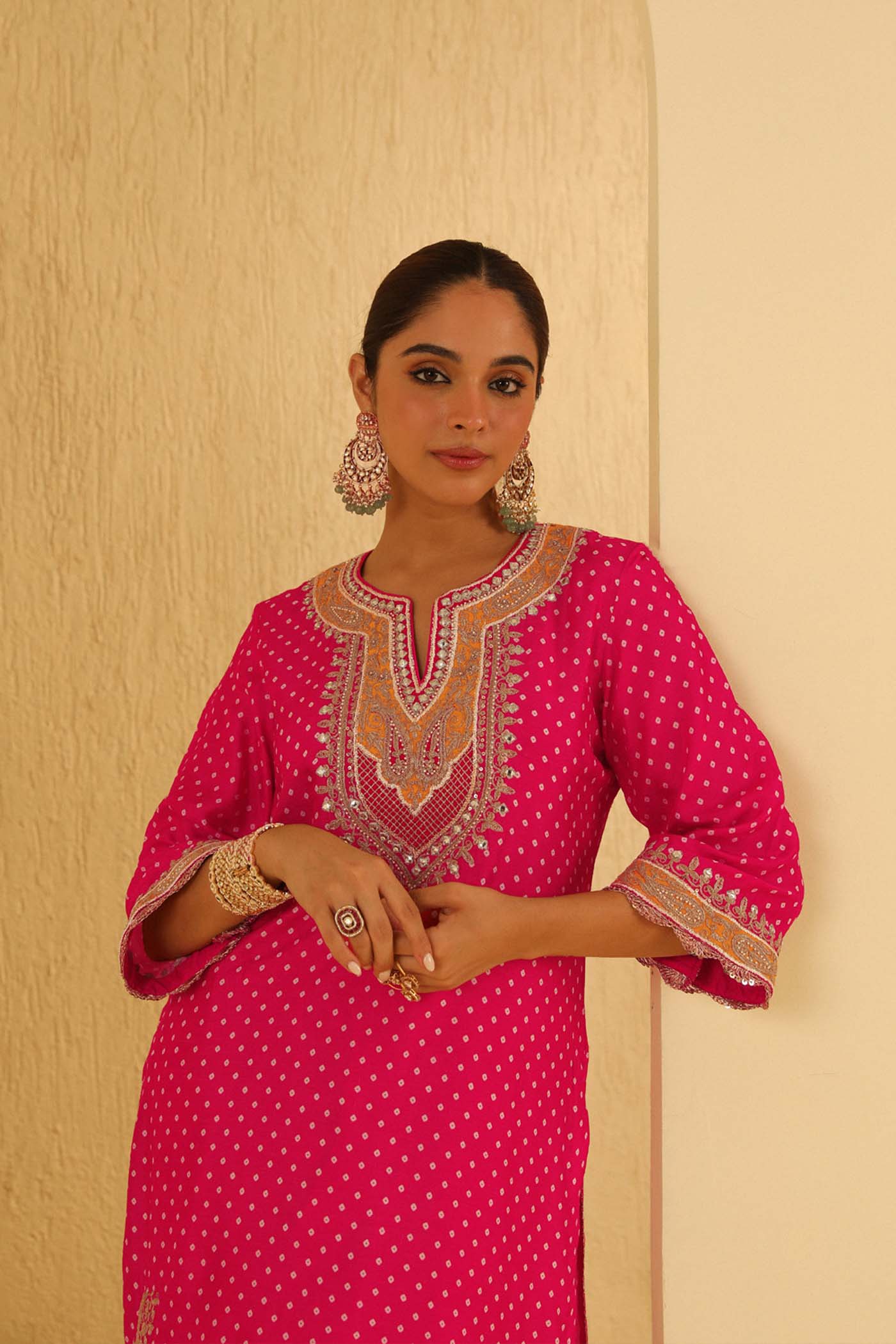 Kaira - Hotpink Kurta with Salwar (Lxrts) - Image 4