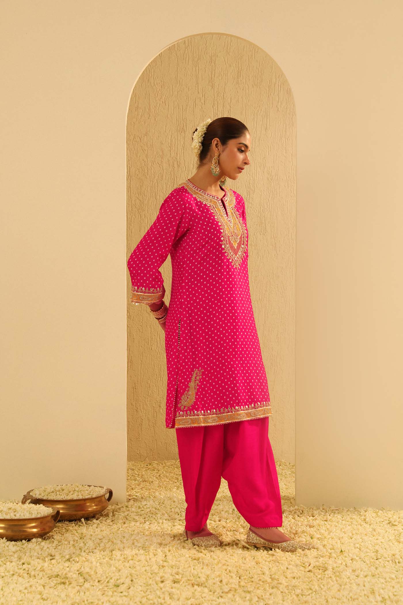 Kaira - Hotpink Kurta with Salwar (Lxrts) - Image 5