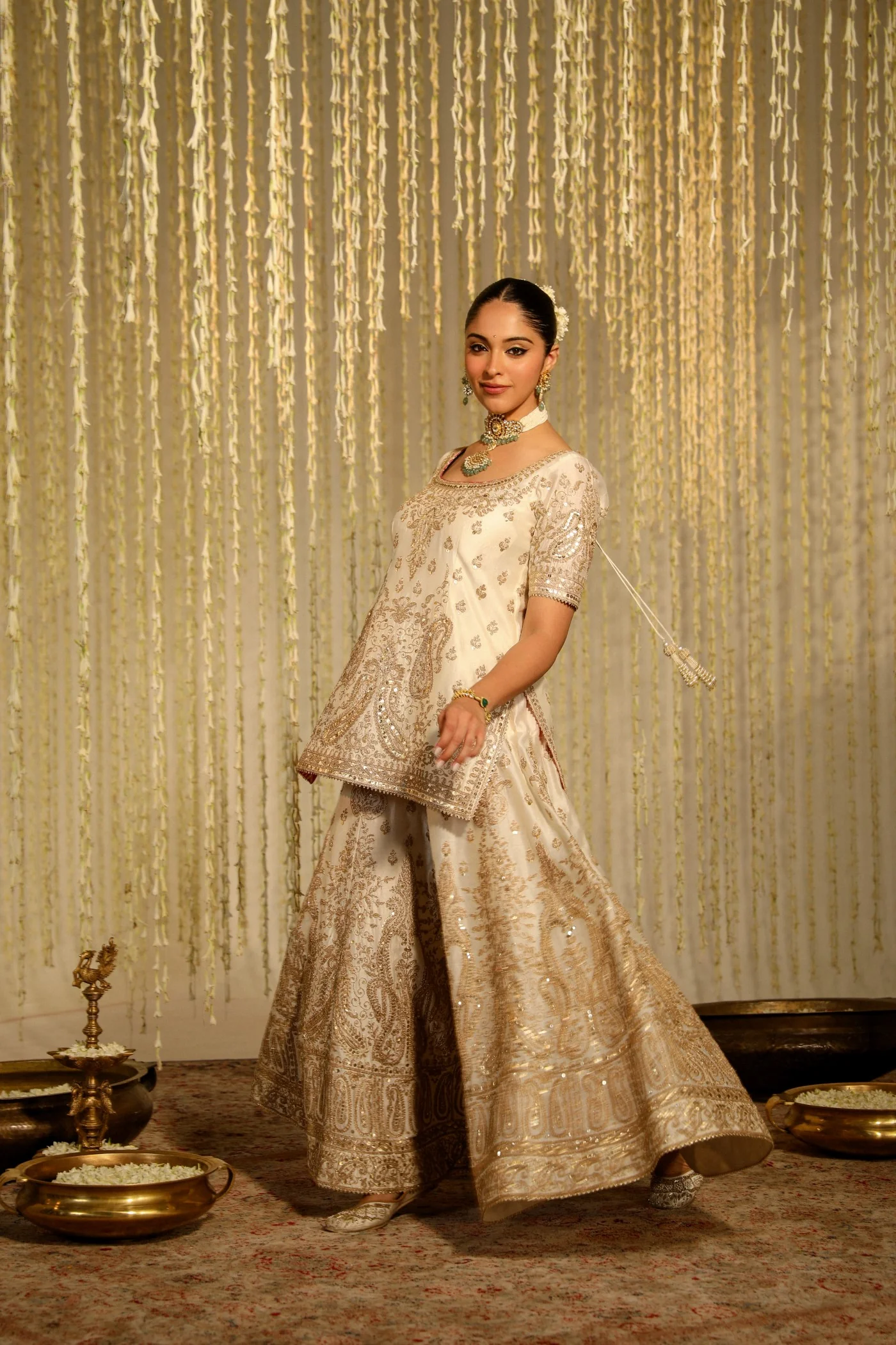 MAZNEEN - DAISY IVORY SHARARA - Image 2