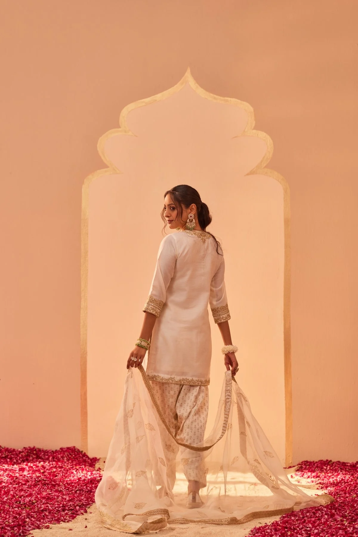 Nafisah- Daisy Ivory Kurta Set (LXRTS) - Image 2