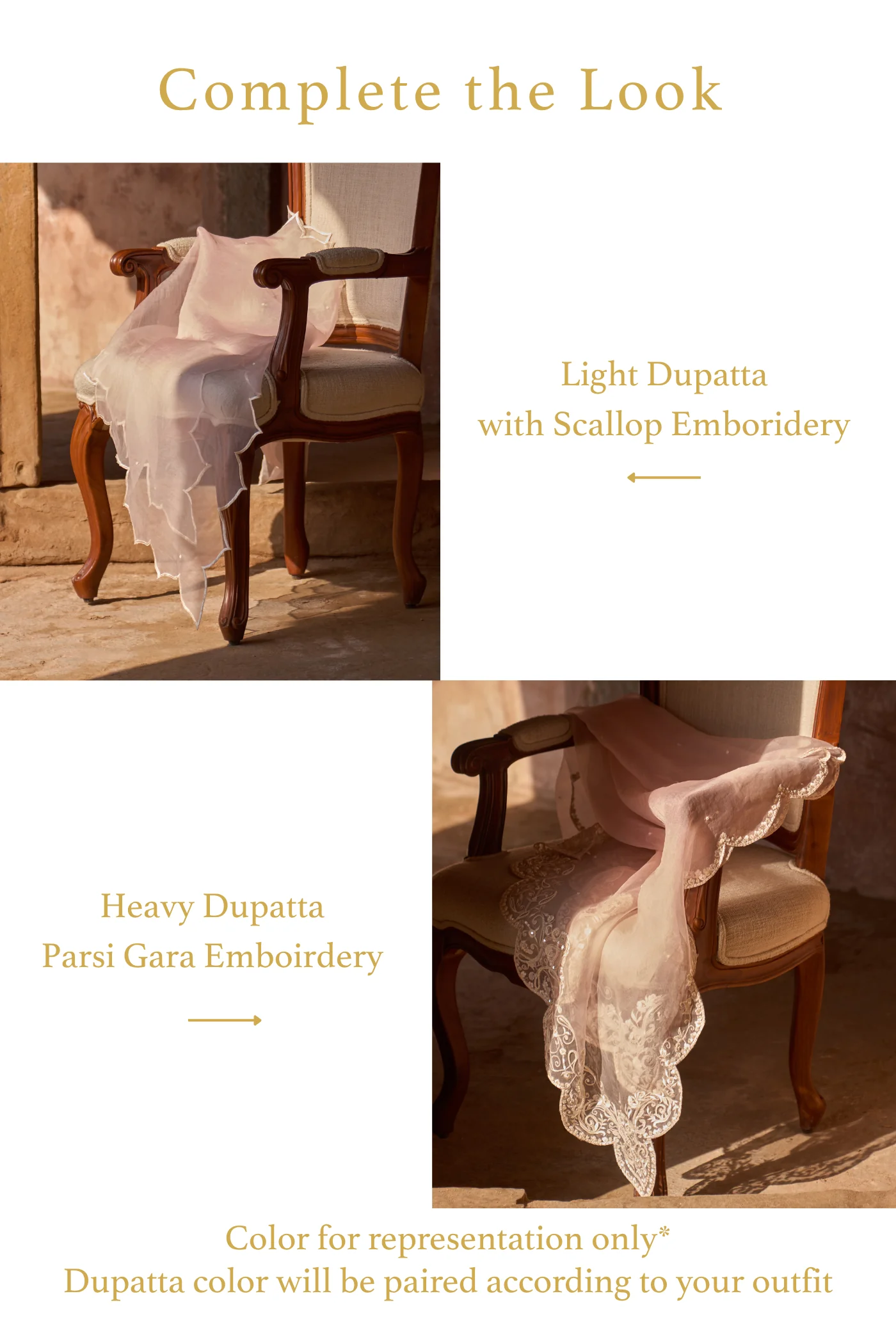 NYRA - DAISY IVORY WITH PINK SHORT KURTA AND DHOTI (LXRTS) - Image 8