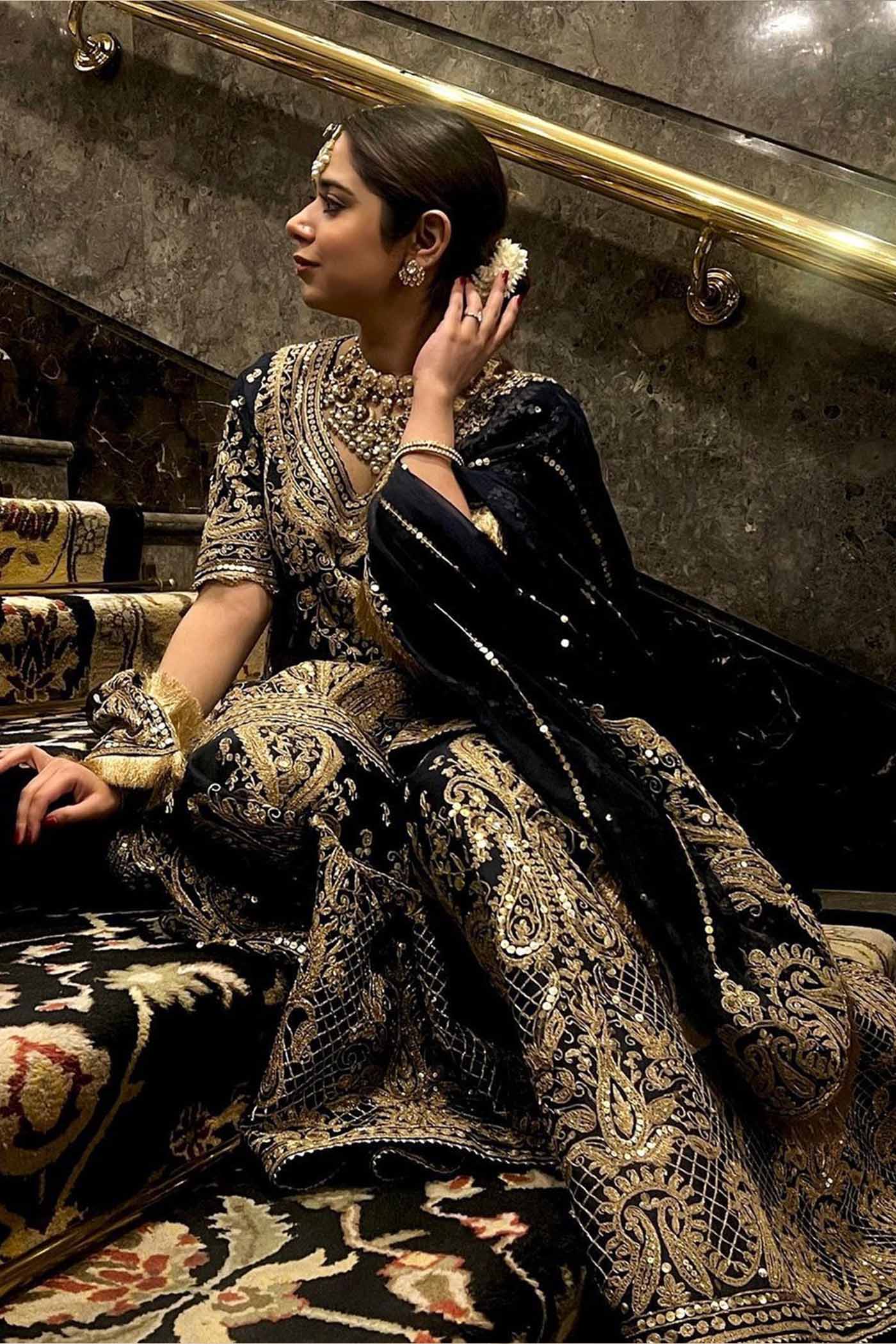 Tarini Bhatia In AAFIYA - DEEP BLUE SHARARA - Image 7
