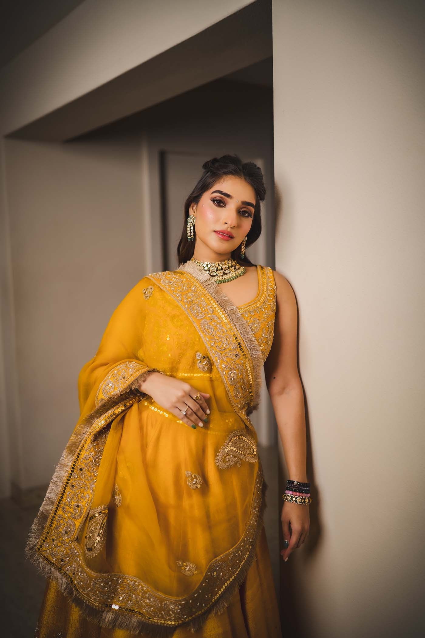 Tasheen Sehgal in AMNA - Glaze Mustard - Image 2