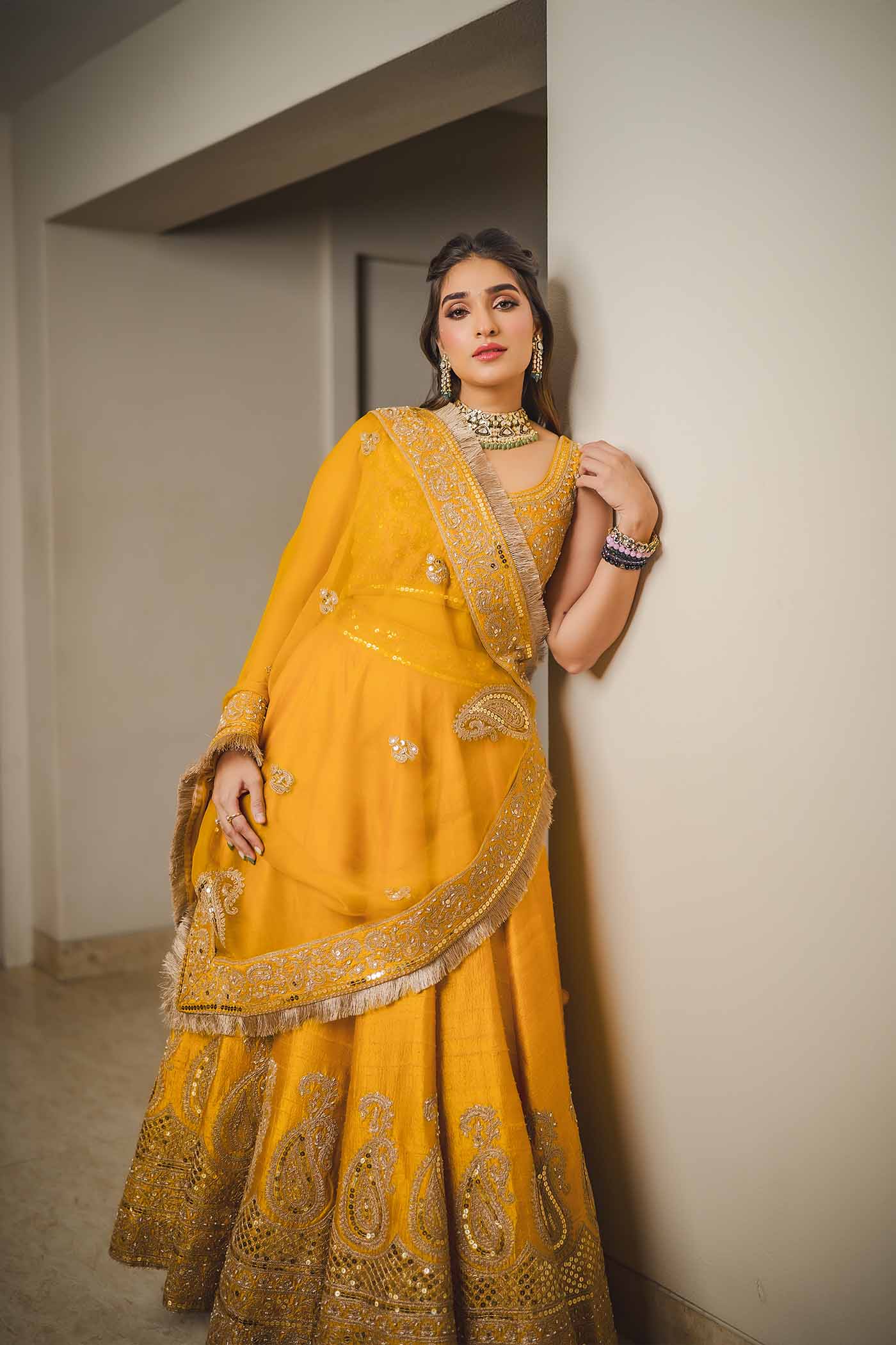 Tasheen Sehgal in AMNA - Glaze Mustard - Image 3
